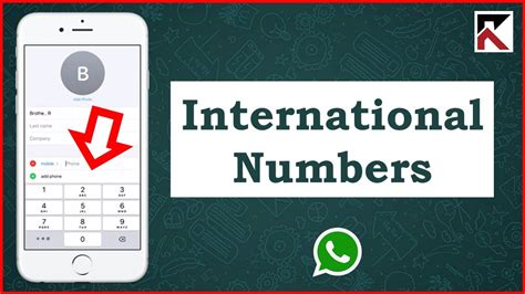 How to Add International Phone Number on WhatsApp .